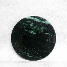 SGS 대리석 접시 그린 에메랄드 - 원형 250mm, 1개
