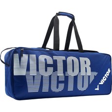 정품 Victor Victory 배드민턴 가방 숄더 직사각형 가방 Victor Tennis Bag High-end 6 Pack 6613, BR6613BA 미드 나잇 블루 / 화이트