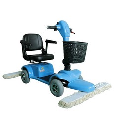바닥청소차 건물 주차장 청소기계 공장 매장 청소기, 삼륜(리튬배터리 48V)+ 걸레4종