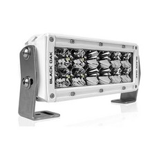 Black Oak 차수막 수방용 마대 모래주머니 블랙 오크 LED 라이트 바 6인치 마린 화이트 더블 로우 60W 5W 콤보 스팟 투광 광학 보트 ATV 트럭용 Q1238817, 1개