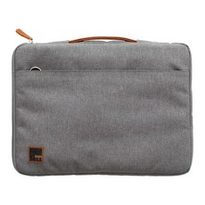 KREAFUNK 노트 MACBOOK 13 15 캔버스 컴퓨터 방수 이너백 태블릿 여행용파우치, 13 인치 라이트그레이 색깔