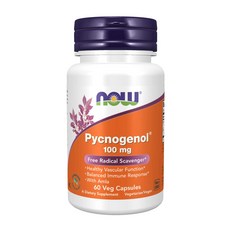프랑스 해양 소나무의 프로안토시아니딘의 독특한 조합 암라 Pycnogenol 100mg 콜라겐 히알루론산 산화질소 생산을 촉진 건강한 눈 피부 및 관절 건강, 60 정