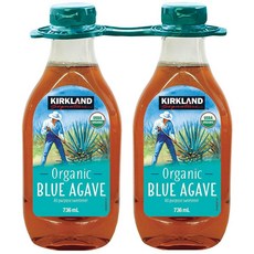 Kirkland Signature Blue Agave Sweetener 커클랜드 블루 아가베 스위트너 736ml 2개입, 2개