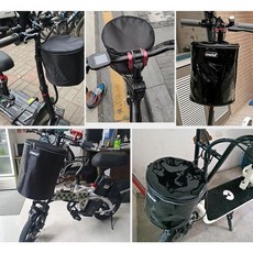 자전거가방 짐받이가방 킥보드 프론트백 앞가방 핸들가방 장 바구니, 소형, 1개입, 체크