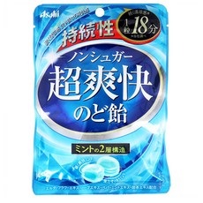 아사히 논슈가 슈퍼 리프레시 목캔디 68g 10팩 Sustainable non-sugar super refreshing, 1