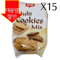 베이킹파티 선인 멀티 쿠키믹스 1kg x 15개, 박스15개입