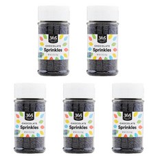 365 Whole Foods Market Chocolate Sprinkles 홀푸드마켓 초콜릿 스프링클, 5개, 78g