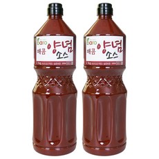 바로소스 매콤양념 소스 2.1kg 주물럭 떡볶이 국물 치킨 불닭 볶음 무침 매운, 2개