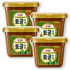 샘표 건강한 쌈장 토굴쌈장 100%국산콩 450g, 4개