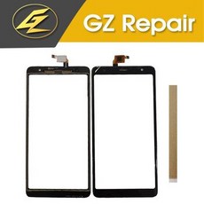 [해외] 6.0 인치 BQ BQ6010G BQ 6010 BQ 6010G 실용 터치 스크린 유리 디지타이저 터치 스크린 패널 교체 부품 테이프 포함, Black