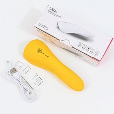 젤램프 젤네일램프 네일램프 네일건조기 미니 매니큐어 접착제 건조 램프 USB 인터페이스 접이식 마우스 라이트 치료 LED 네일 향상 휴대용 UV, LD015-2, 1개