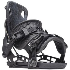 Flow NX2 Fusion 남성용 후면 엔트리 스노우보드 바인딩 블랙 XL, Medium