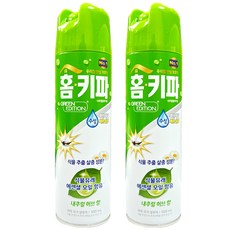 홈키파 에어졸 수성 그린에디션 내추럴 허브향 500ml, 2개