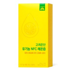 고려은단 유기농 NFC 레몬즙 15포, 1개, 300g