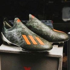 아디다스 축구화 X 19+ FG축구화(레거시그린 솔라오렌지)-손흥민축구화