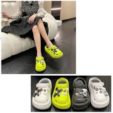 코코 3535 굽높이 아쿠아슈즈 여성 학생 여름 슬리퍼 charm*14438EA+968nh