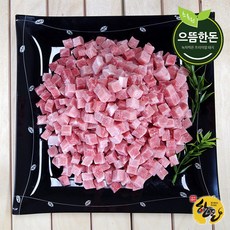 으뜸한돈 뒷다리살 카레 짜장 볶음밥용 1.8kg(300g 6팩), 단품