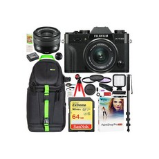 [미국] 874933 Fujifilm X-T30 Mirrorless 4K WiFi Camera + XC 15-45mm Lens Black Travel Kit, 단일상품