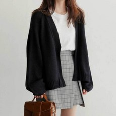 인테리어쫘니 여자 니트 가디건 루즈핏 데일리 패션 캐주얼 코디 베슈투왓