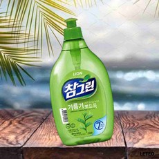참그린 기름기 뽀드득 주방세제 480ml 세제 주방세필, 1개