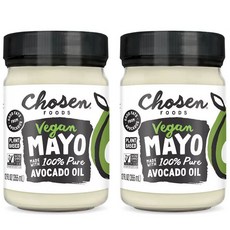 2개세트 초슨푸즈 클래식 비건 아보카도 오일 마요네즈 355ml+355ml, 2개