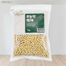 초록숟가락 무농약 백태 1kg, 1개 - 골드콩