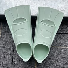 아머스 수영 스노쿨링 오리발숏핀, A타입, 그린