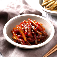 [반찬단지] 마늘쫑무침 4kg 양념무침 대용량 업소용 밑반찬, 4kgx1개