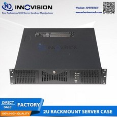 [해외] Atx 용 2u 랙 마운트 섀시 서버 절반 길이 pci pcie expanional 카드 슬롯과 호환 가능, 상세내용표시, 상세내용표시