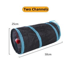 고양이 터널 접이식 애완 동물 용품 S T Y 패스 놀이 장난감 통기성, Color S tunnels, 1개