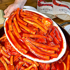 부산식 떡볶이 호랭이 떡볶이 기본맛 530g(1팩/3팩/5팩), 1팩, 530g