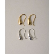 물방울실버귀걸이