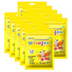 아모스 아이 클레이 파우치 10p, 노랑, 50g