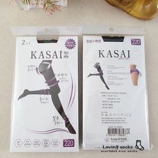 KASAI 카사이 220D 착압스타킹 팬티스타킹 고탄력