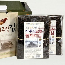 지주식 곱창돌재래김 특 50매 X 2 선물세트6호, 본품+이중포장박스