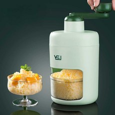 가정용 수동 눈꽃빙수기 얼음분쇄기 팥빙수기계, G