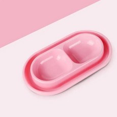 반려동물 먹이 그릇 플라스틱 개미 방지 음식 물공급기 워터 공급 강아지 고양이 자동 공급기 디펜서 가라테, 3. red, 1개