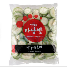 애호박 푸른원 냉동 반달 1kg, 1개