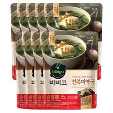 CJ제일제당 비비고 전복미역국 500gX9개, 단품