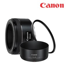 캐논 EF 50mm F1.8 STM+일반 UV필터+정품후드 단렌즈, 캐논 EF 50mm f1.8 STM+정품후드