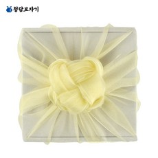 청담보자기 크리스탈 보자기 중형 90cm, 5개, 개나리