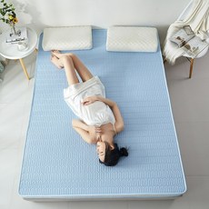 10cm 여름 쿨 돌침대 토퍼 패밀리침대 시몬스 라텍스 사계절 토퍼 베개커버