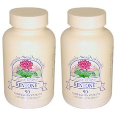 아유르베다 허브 Rentone Ayush Herbs Rentone 90 Vegetarian Caplets 90캡슐 2팩