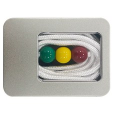 시기능훈련 시력 회복 눈운동 삼색 구슬 트레이닝 블록라인 스트링 볼 초점맞추기, 1개