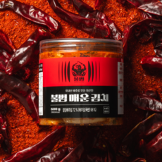 [불범 매운김치] 화끈하고 시원한 맛의 썰은 김치 오전 9시 이전 발송, 2개, 600g