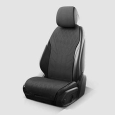 초박형 통기성 스웨이드 가죽 카시트 커버 BMW F12 F20 F30 G20 F34 F31 F10 G30 F11 X3 F25 X4 용 보호대 커버 신제품, 3) Black, 1개