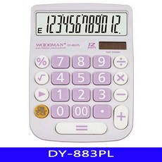 HA무배 우드맨 사무용 일반 전자 계산기 DY883PL 1EA // 공학용계산기 용품 CASIO계산기, 1개, 기본값, 기본값