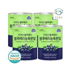 푸른들판 블루베리 농축 분말 스틱 3gx30포 4통 베이킹 불루베리 열매 농축액 가루 파우더, 4개, 90g