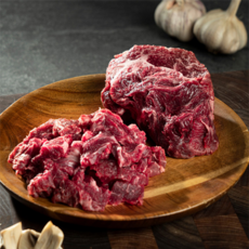 한우암소 1+ 정육 국거리(냉장) 300g 1팩, 1개, 덩어리