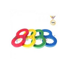 CDW6AF550 2인3각릴레이 운동회 야유회 야외단체게임 운동경기 SET 4P 학교물품 명랑 학교용품 체육대회 운동